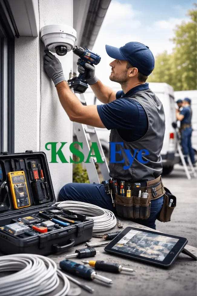 CCTV Installation تركيب كاميرات مراقبة احترافي للمنازل والمحال التجارية والمستودعات
