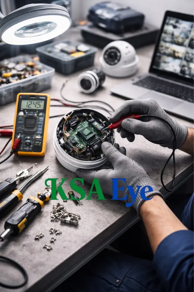 CCTV Maintenance صيانة وإصلاح كاميرات المراقبة ومعالجة الأعطال بسرعة وكفاءة